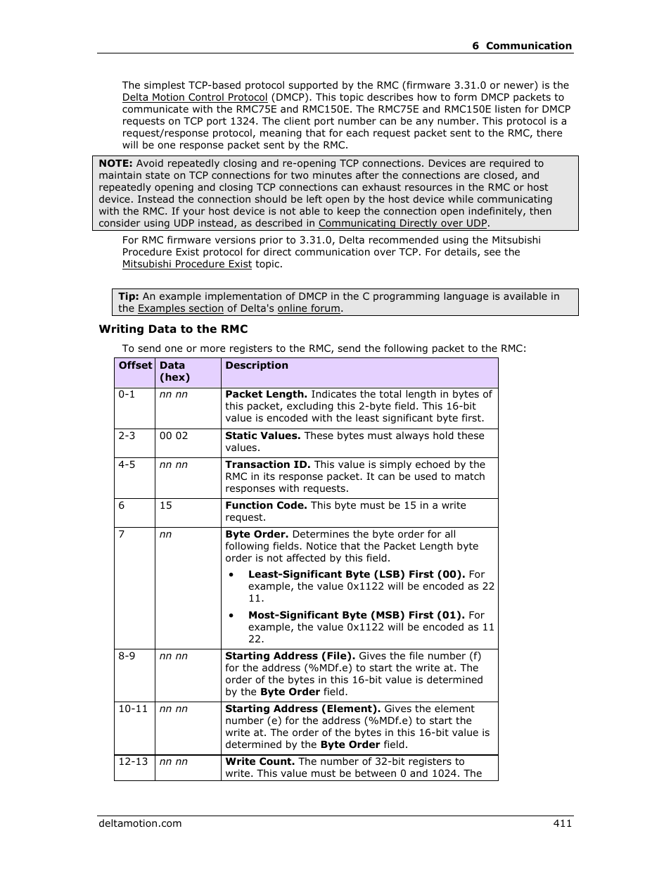 Delta RMC151 User Manual | Page 431 / 1221