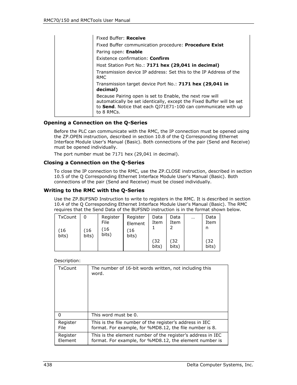 Delta RMC151 User Manual | Page 458 / 1221