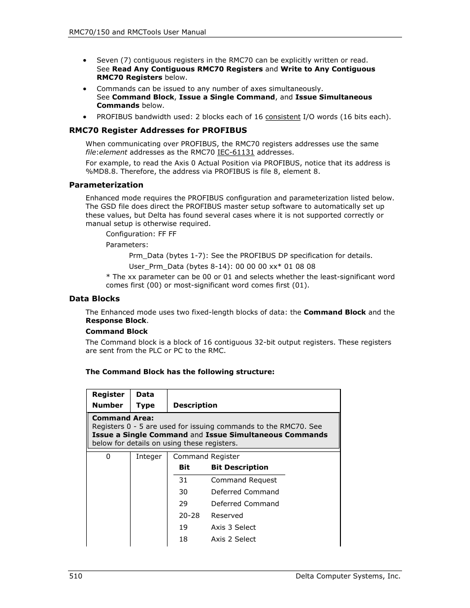 Delta RMC151 User Manual | Page 530 / 1221