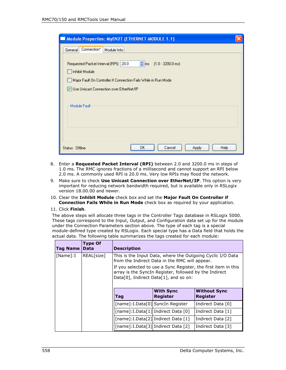 Delta RMC151 User Manual | Page 578 / 1221