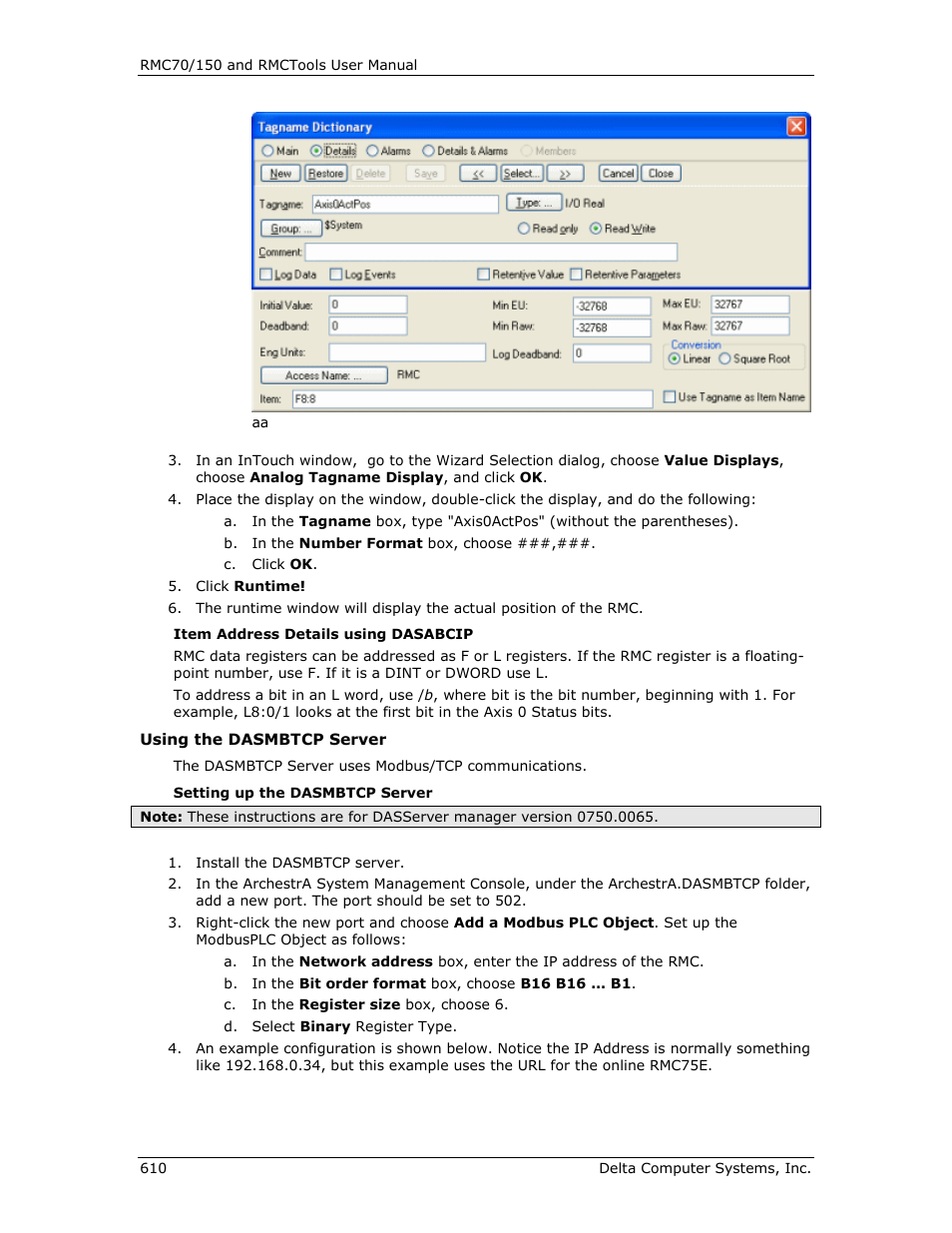 Delta RMC151 User Manual | Page 630 / 1221