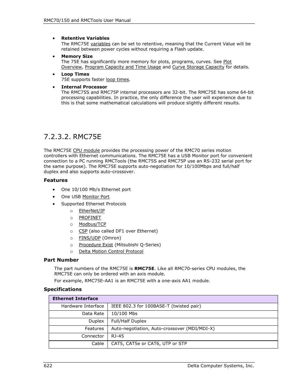 Rmc75e | Delta RMC151 User Manual | Page 642 / 1221