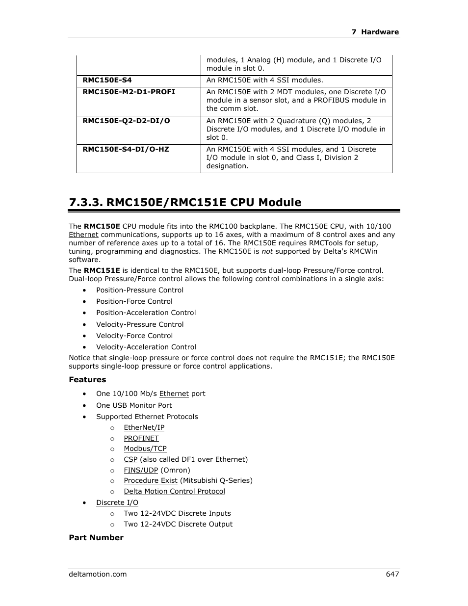 Rmc150e/rmc151e cpu module, Rmc150e, Rmc150e/rmc151e | Rmc150e cpu module, Rmc150e cpu, R rmc150e, E rmc150e cpu, Rmc150e rmc151e, Rmc151e | Delta RMC151 User Manual | Page 667 / 1221