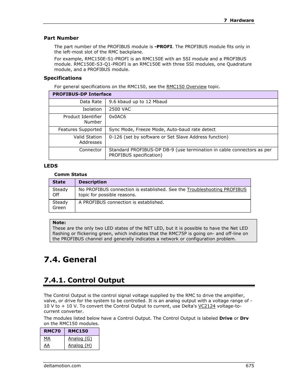 General, Control output | Delta RMC151 User Manual | Page 695 / 1221