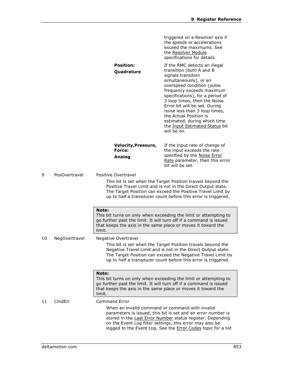 E pressure/force rate feed forward, Command, Error | Pressure/force rate feed forward, Command error | Delta RMC151 User Manual | Page 873 / 1221