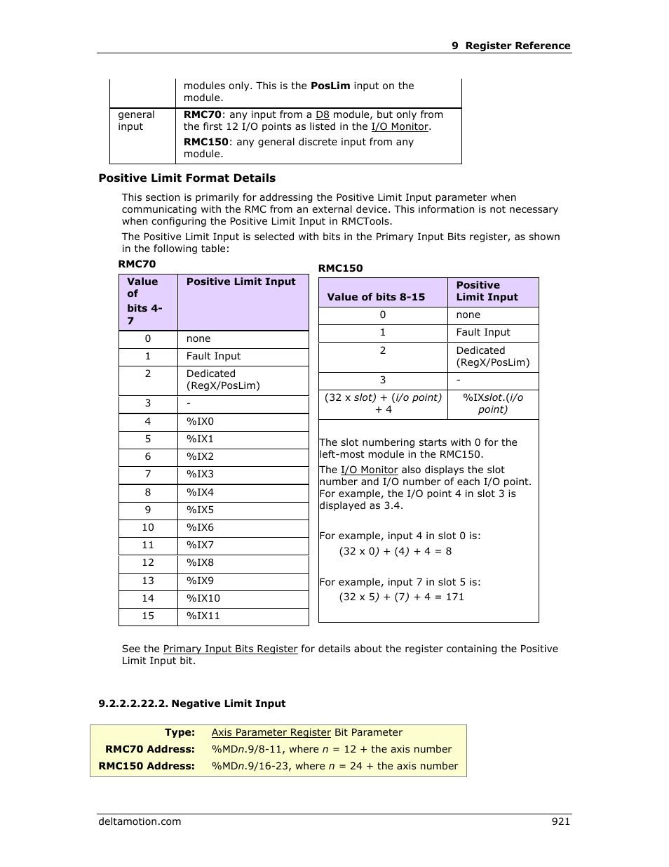 Negative limit input, As a negative limit input | Delta RMC151 User Manual | Page 941 / 1221