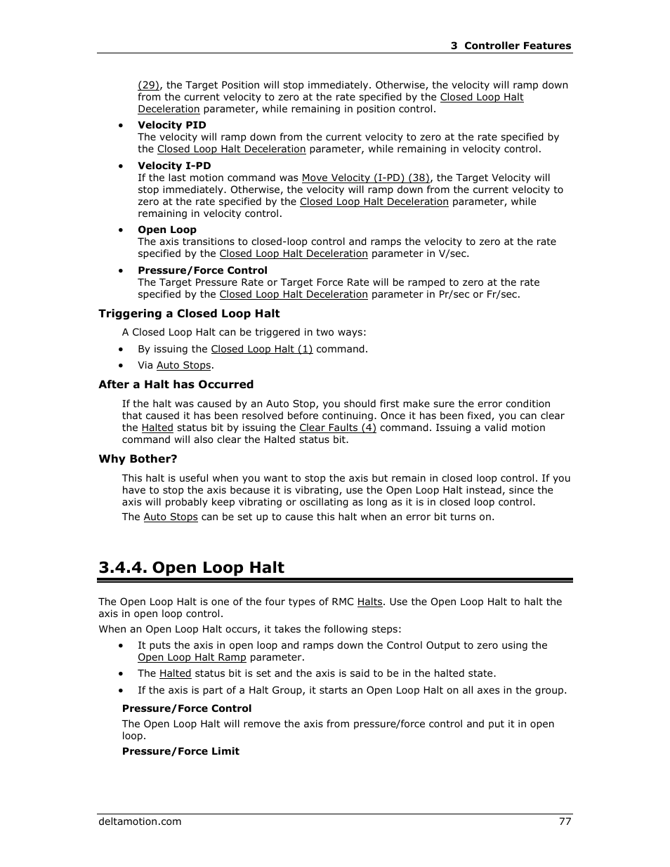 Open loop halt | Delta RMC151 User Manual | Page 97 / 1221