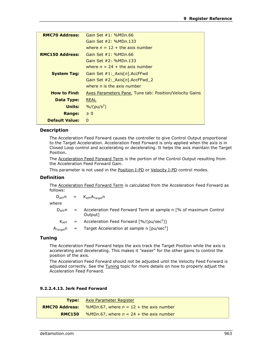 Jerk feed forward, Jerk feed, Forward) | E jerk, Feed forward, E jerk feed forward | Delta RMC151 User Manual | Page 983 / 1221