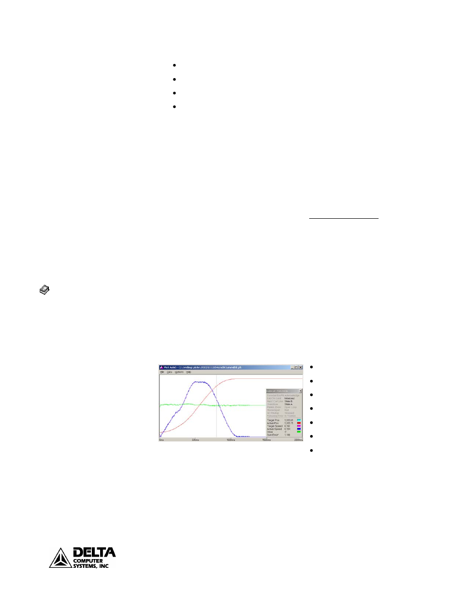 Master control (plc or pc), Diagnostic tools, Plots | Delta RMC101 User Manual | Page 19 / 68