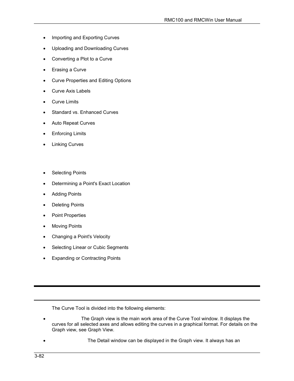 2 screen elements, Curve tool: screen elements, Screen elements -82 | Curve tool: screen elements -82, 1 curve tool: screen elements | Delta RMC101 User Manual | Page 132 / 951