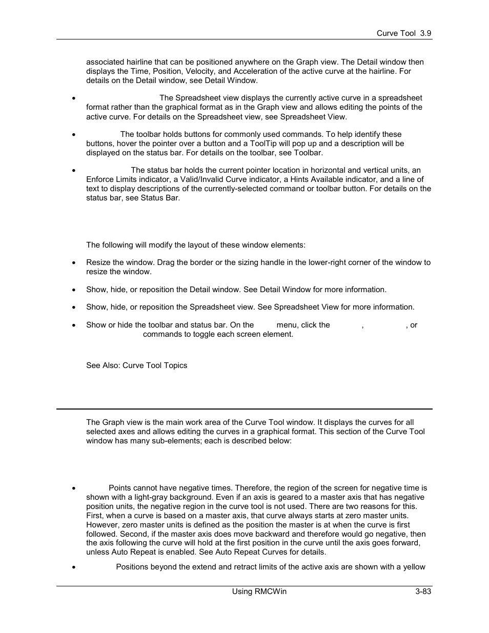 Curve tool: graph view, Curve tool: graph view -83, 2 curve tool: graph view | Delta RMC101 User Manual | Page 133 / 951