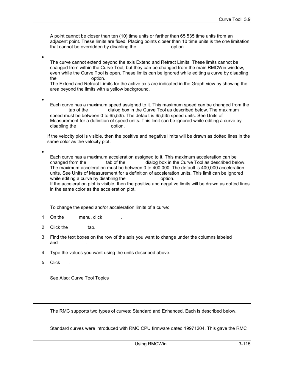 Curve tool: standard vs. enhanced curves, Curve tool: standard vs. enhanced curves -115, 11 curve tool: standard vs. enhanced curves | Delta RMC101 User Manual | Page 165 / 951