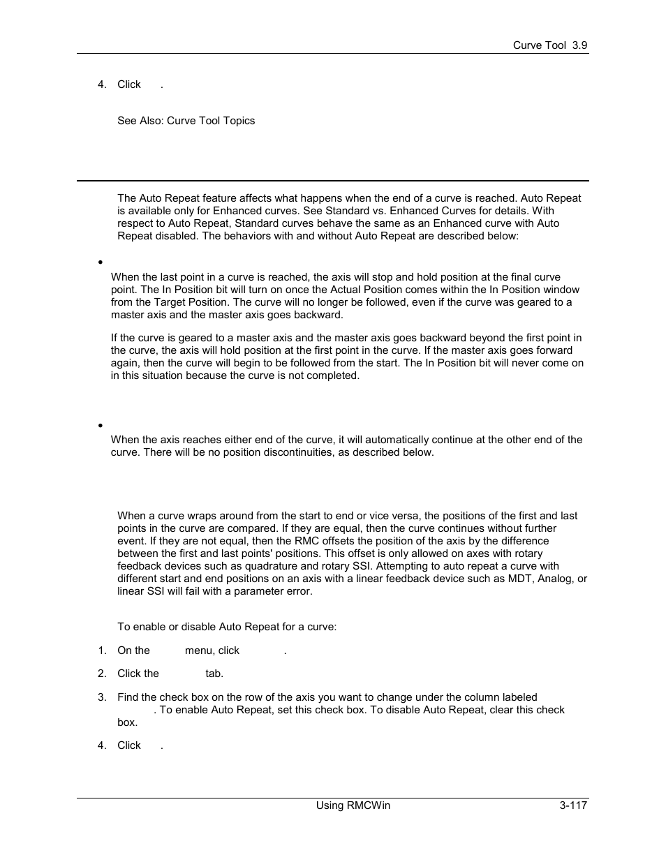 Curve tool: auto repeat curves, Curve tool: auto repeat curves -117, 12 curve tool: auto repeat curves | Delta RMC101 User Manual | Page 167 / 951