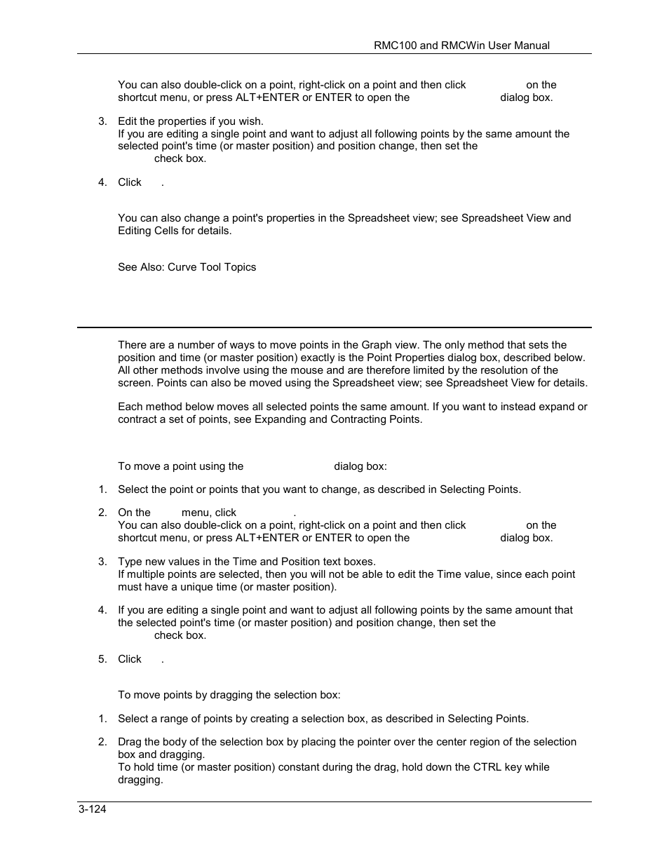 Curve tool: moving points, Curve tool: moving points -124, 6 curve tool: moving points | Delta RMC101 User Manual | Page 174 / 951