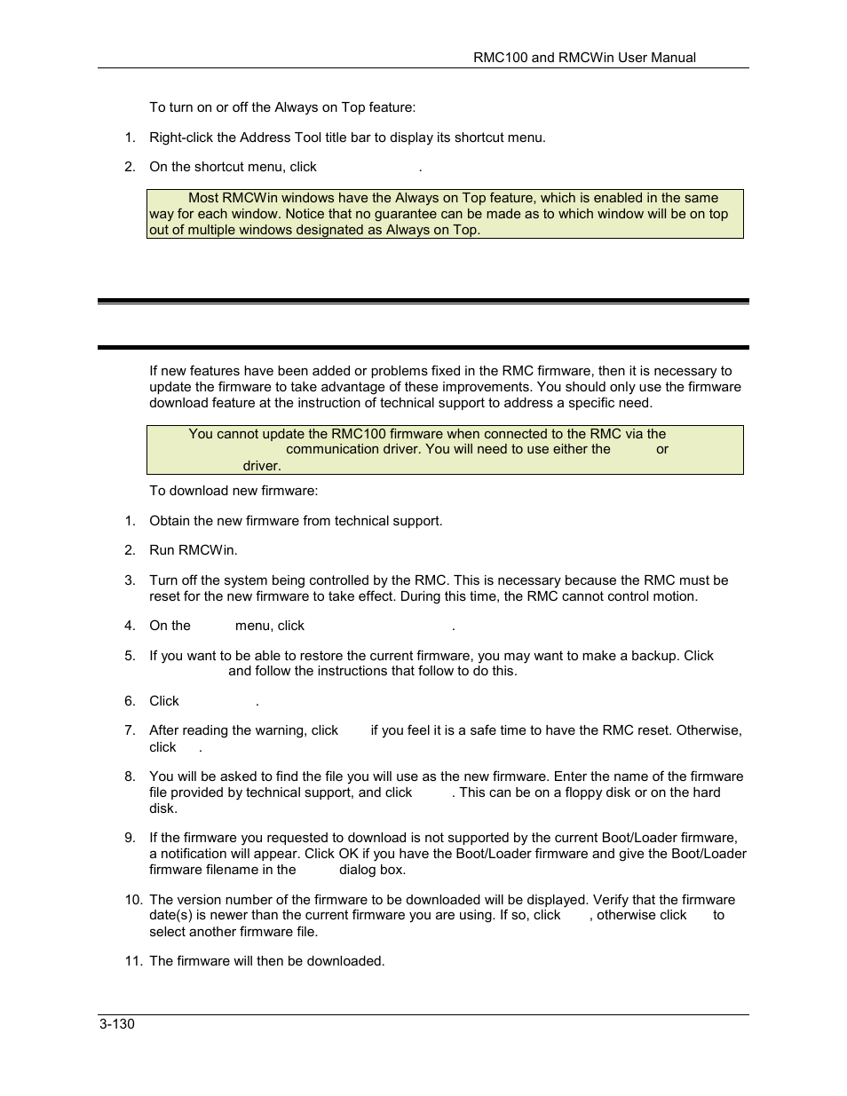 11 advanced topics, Downloading new rmc100 firmware, Advanced topics -130 | Downloading new rmc100 firmware -130, 1 downloading new rmc100 firmware | Delta RMC101 User Manual | Page 180 / 951