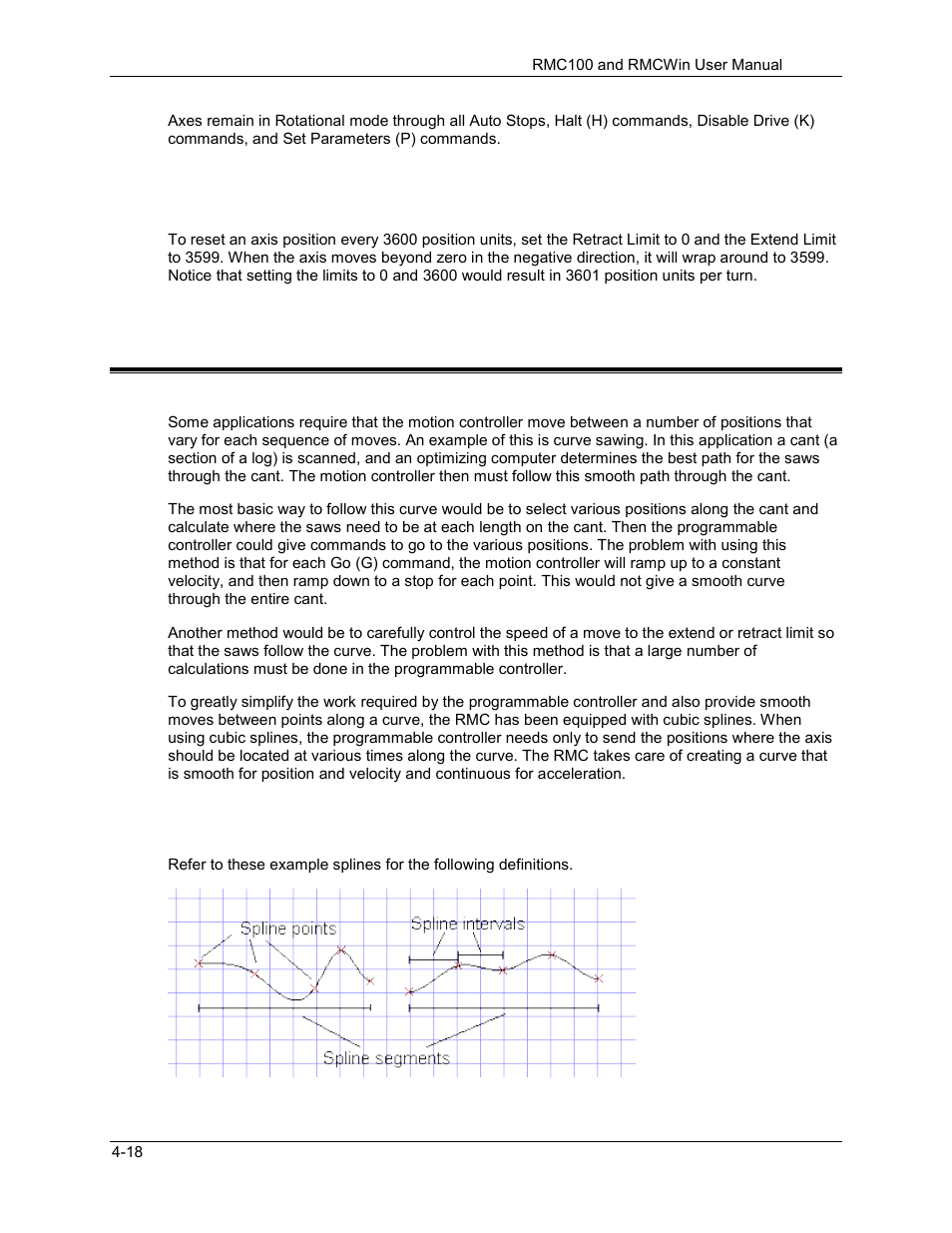 Spline overview, Spline overview -18, 8 spline overview | Delta RMC101 User Manual | Page 204 / 951