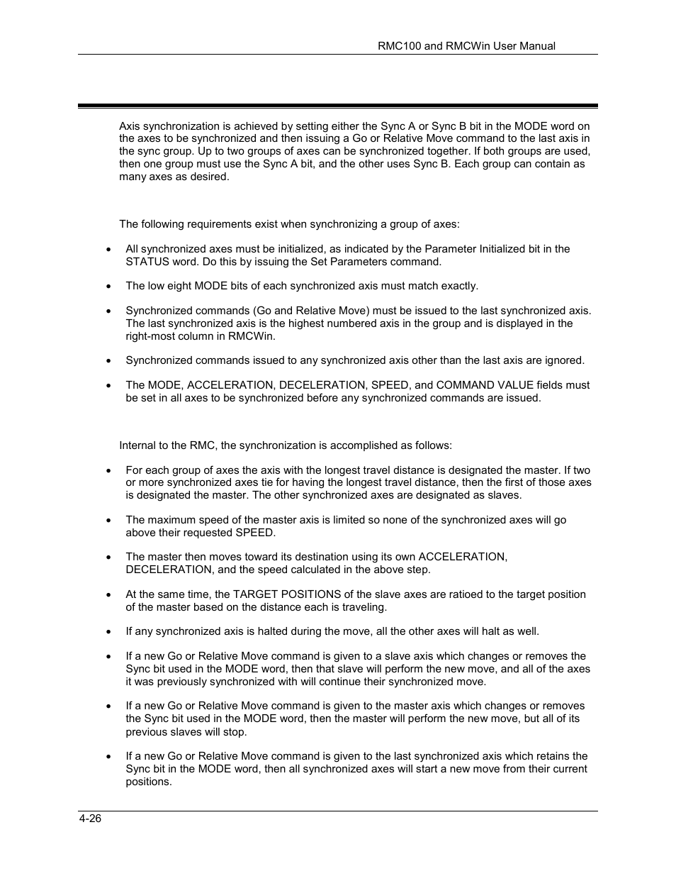 Synchronizing axes, Synchronizing axes -26, 9 synchronizing axes | Delta RMC101 User Manual | Page 212 / 951