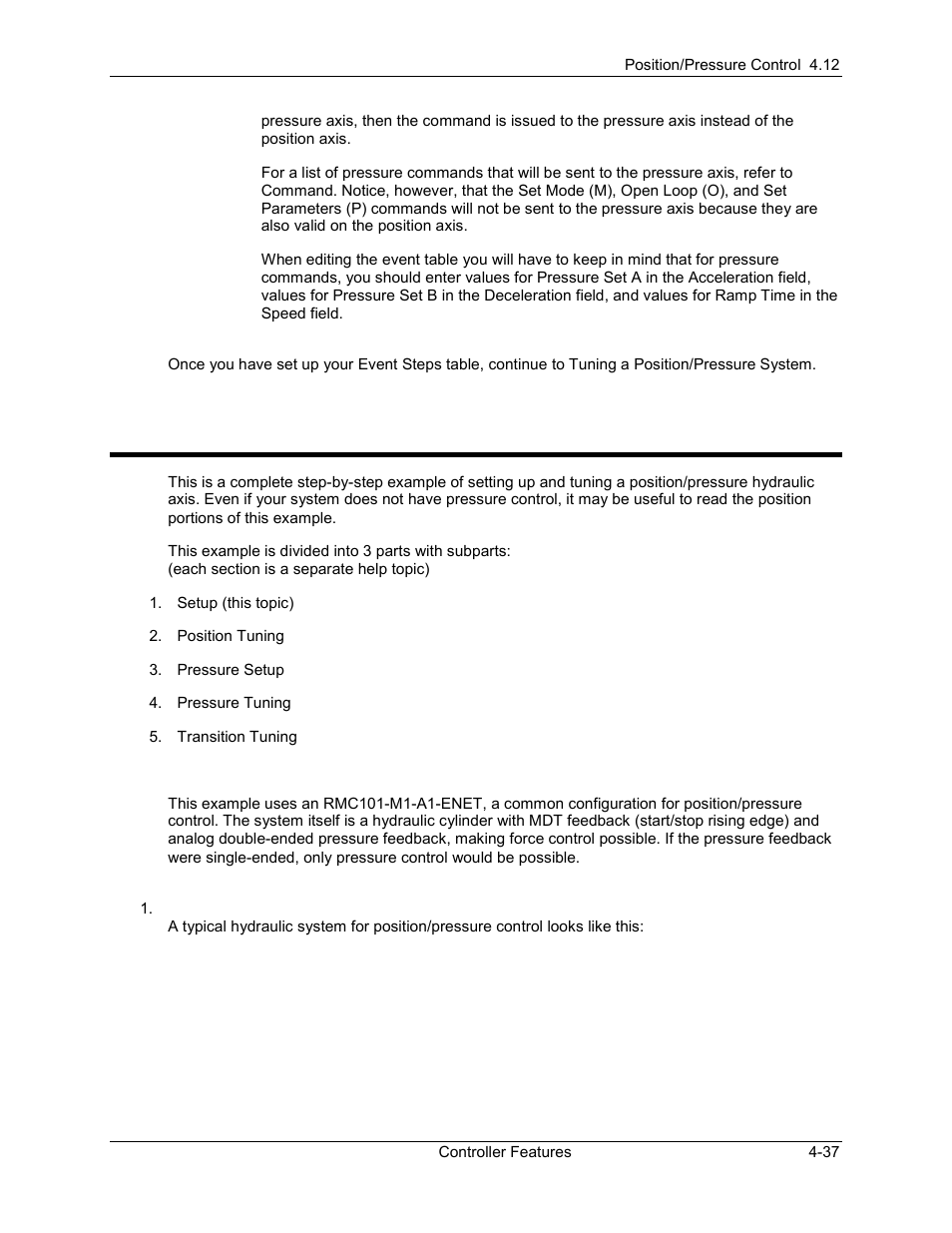 Position-pressure example (part 1), Position-pressure example (part 1) -37, 3 position-pressure example (part 1) | Delta RMC101 User Manual | Page 223 / 951