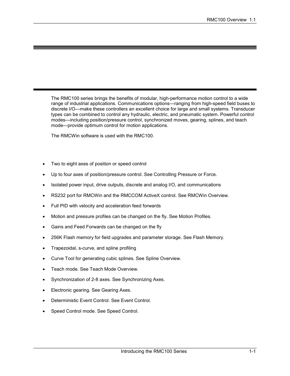 1 introducing the rmc100 series, Rmc100 overview, Rmc100 overview -1 | 1 rmc100 overview | Delta RMC101 User Manual | Page 23 / 951