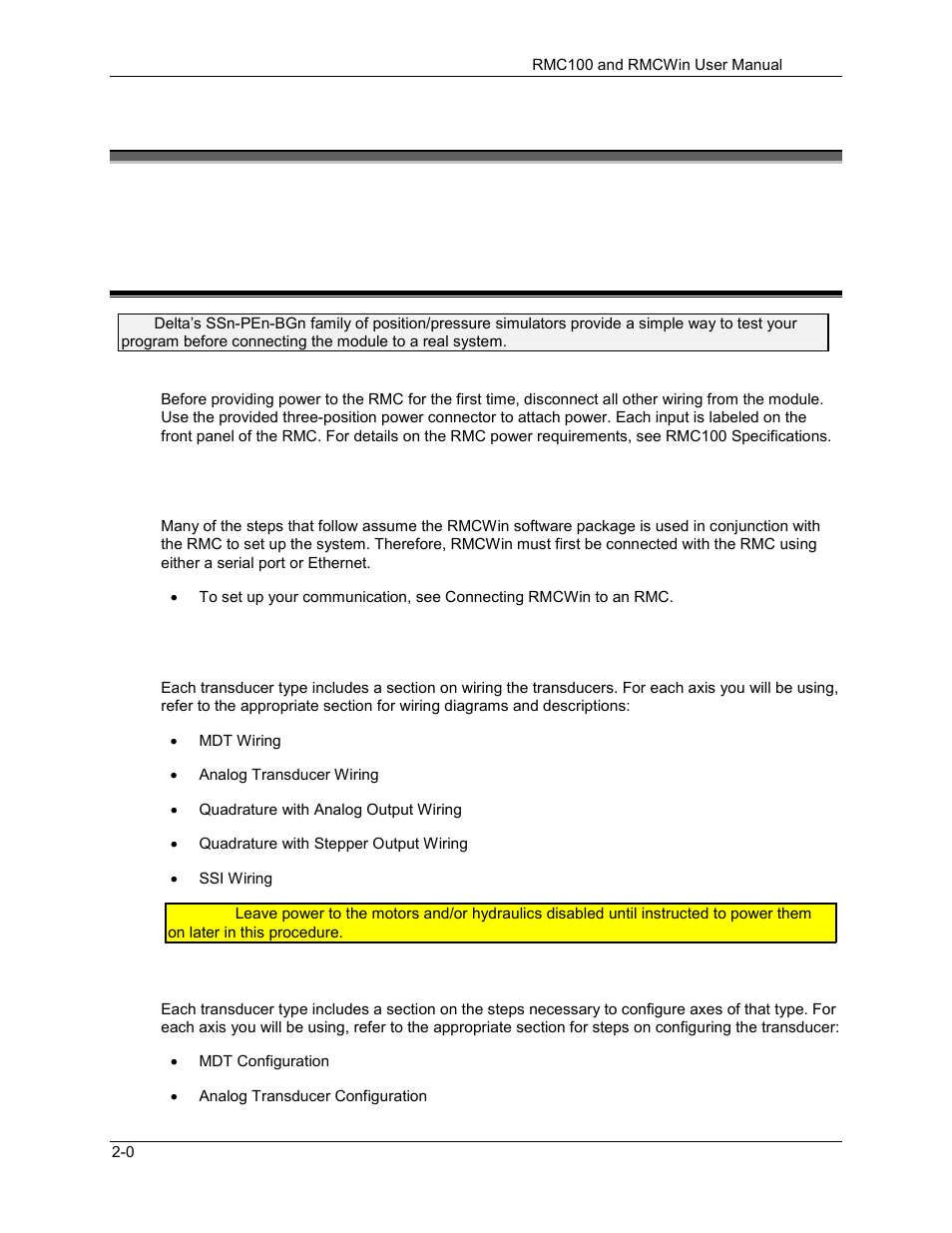 2 starting up the rmc, Step-by-step rmc startup, Tarting | P the, Rmc -0, Step-by-step rmc startup -0, 1 step-by-step rmc startup | Delta RMC101 User Manual | Page 28 / 951