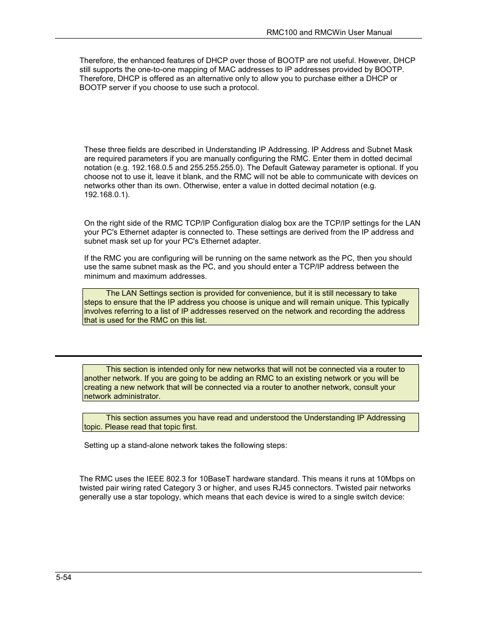Setting up a stand-alone tcp/ip control network, 2 setting up a stand-alone tcp/ip control network | Delta RMC101 User Manual | Page 304 / 951