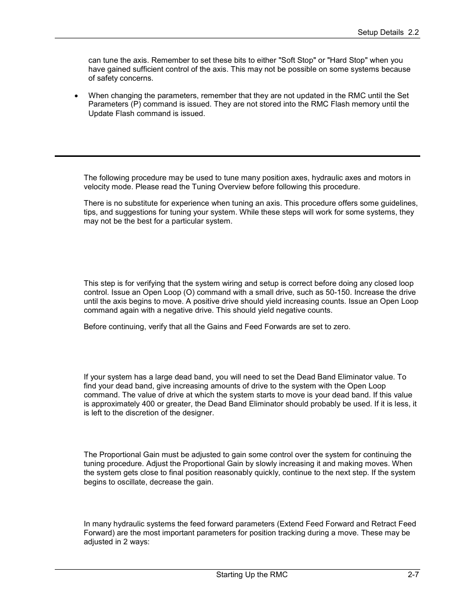 Tuning a position axis, Tuning a position axis -7, 2 tuning a position axis | Delta RMC101 User Manual | Page 35 / 951