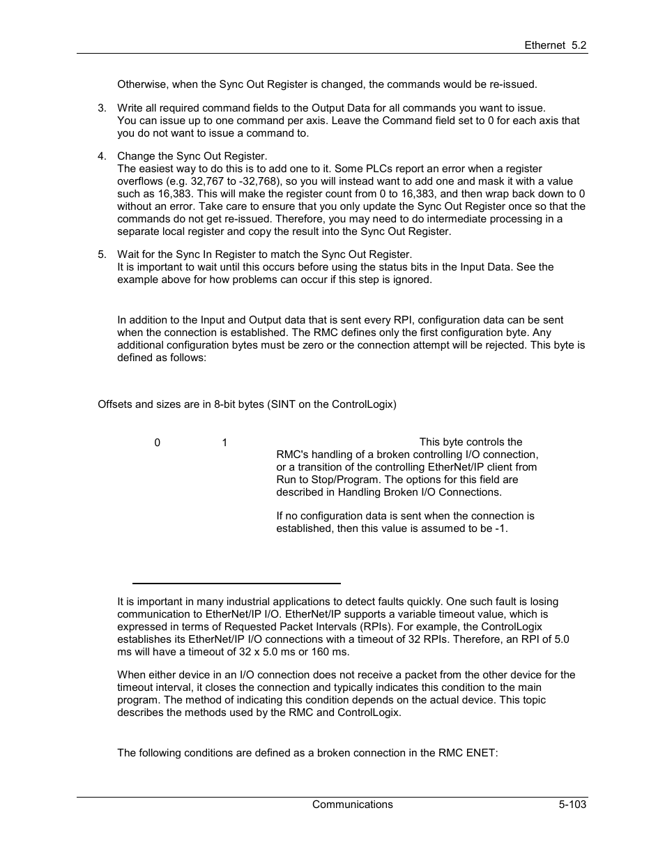 Handling broken i/o connections, Handling broken i/o connections -103 | Delta RMC101 User Manual | Page 353 / 951