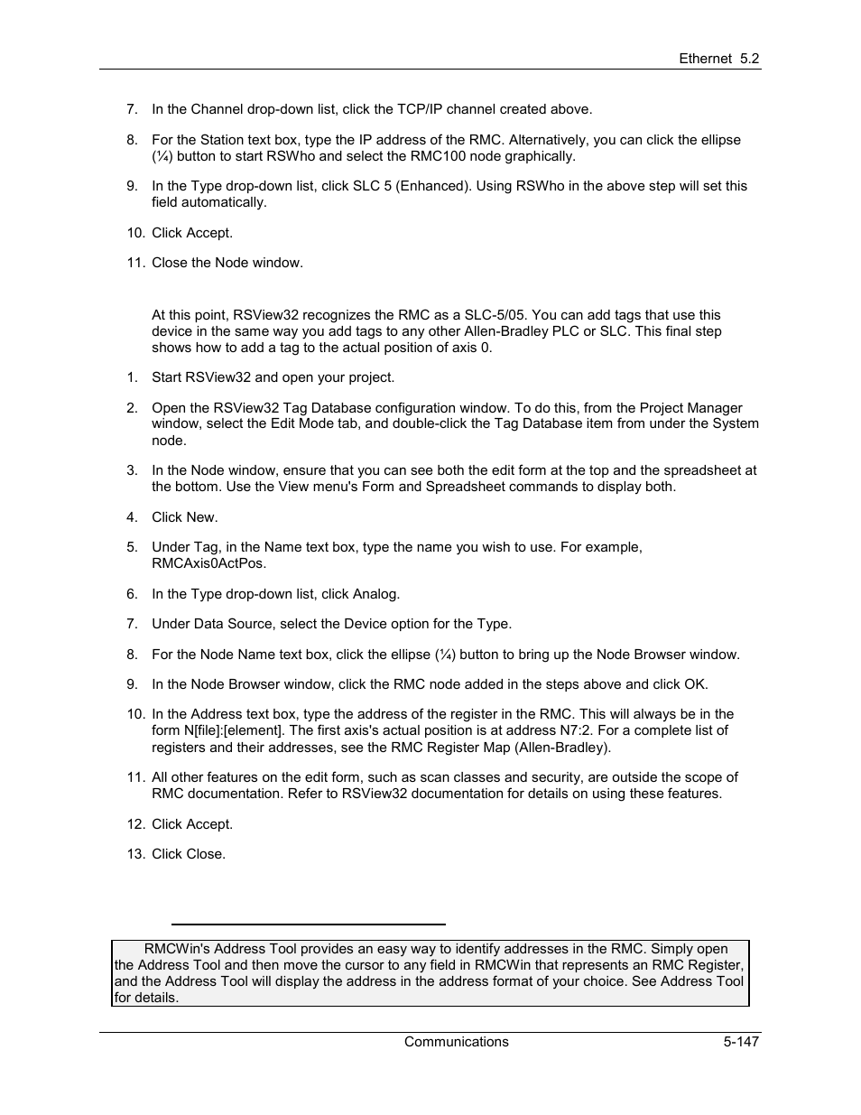 Rmc register map (allen-bradley), Rmc register map (allen-bradley) -147 | Delta RMC101 User Manual | Page 397 / 951