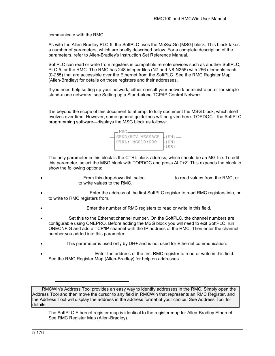 2 rmc register map (softplc), Rmc register map (softplc) -176 | Delta RMC101 User Manual | Page 426 / 951