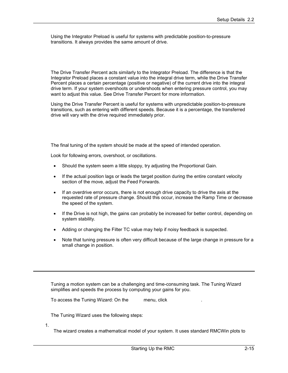 Tuning wizard: overview, Tuning wizard: overview -15, 5 tuning wizard: overview | Delta RMC101 User Manual | Page 43 / 951