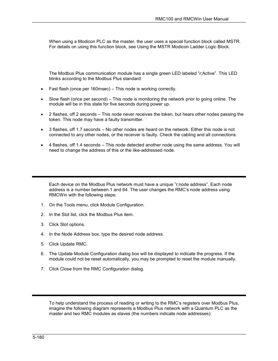 Changing the modbus plus node address, Reading and writing modbus plus registers, 2 changing the modbus plus node address | 3 reading and writing modbus plus registers | Delta RMC101 User Manual | Page 430 / 951