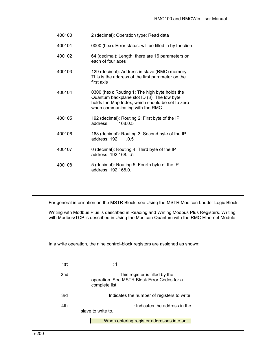 Mstr block write operation, Mstr block write operation -200, 3 mstr block write operation | Delta RMC101 User Manual | Page 450 / 951