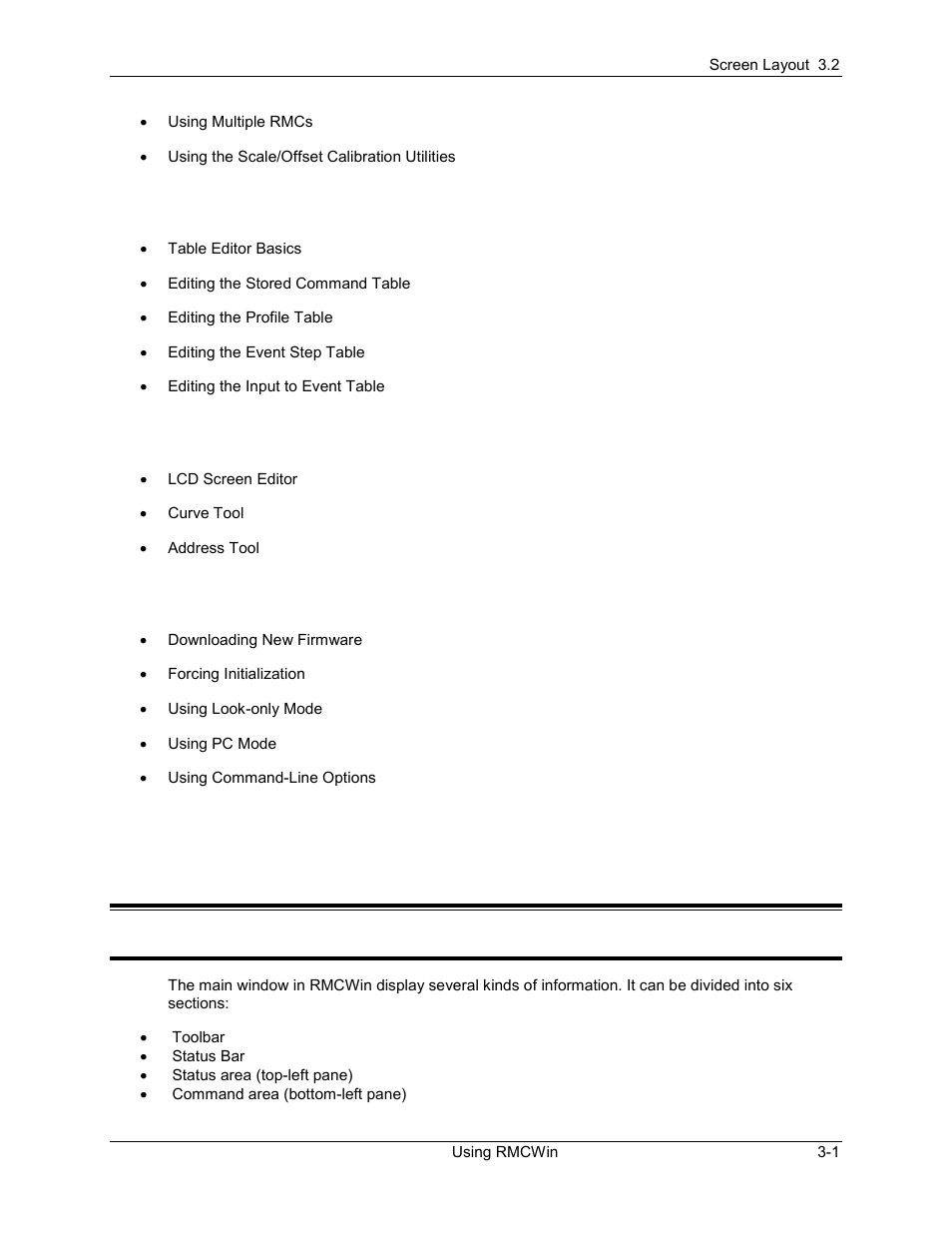 2 screen layout, Understanding the screen, Screen layout -1 | Understanding the screen -1, 1 understanding the screen | Delta RMC101 User Manual | Page 51 / 951