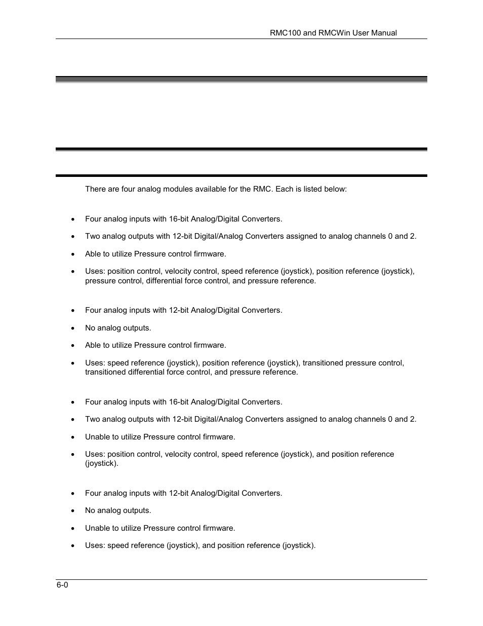 6 transducer interface modules, 1 analog, Analog transducer overview | Ransducer, Nterface, Odules, Analog -0, Analog transducer overview -0, 1 analog transducer overview | Delta RMC101 User Manual | Page 544 / 951