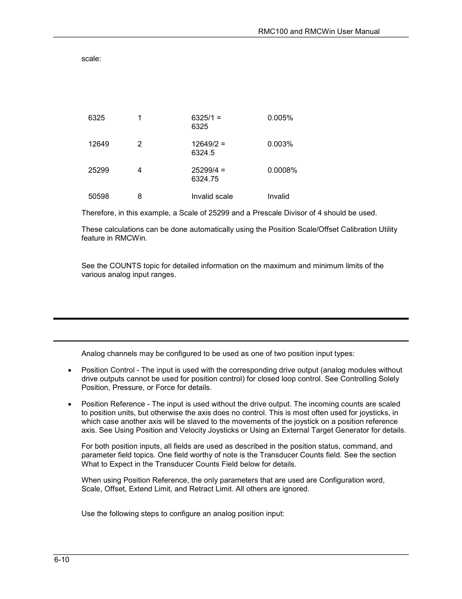 7 setup details, Using analog channels as position inputs, Setup details -10 | Using analog channels as position inputs -10, 1 using analog channels as position inputs | Delta RMC101 User Manual | Page 554 / 951