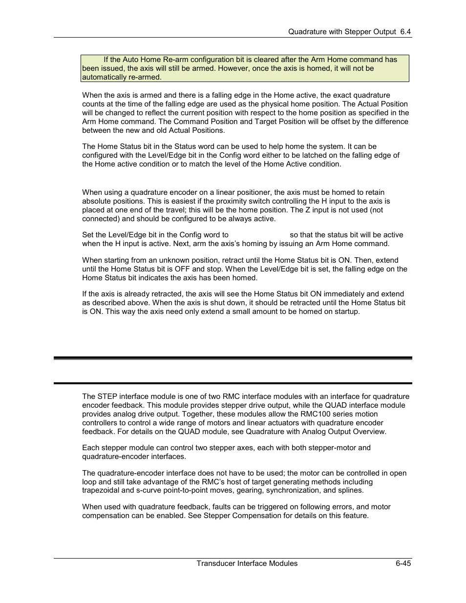 4 quadrature with stepper output, Quadrature with stepper output overview, Quadrature with stepper output -45 | Quadrature with stepper output overview -45, 1 quadrature with stepper output overview | Delta RMC101 User Manual | Page 589 / 951