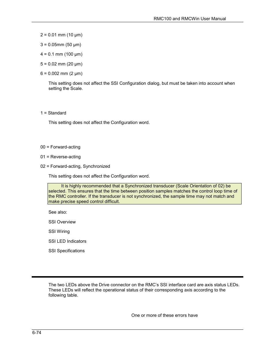 Ssi led indicators, Ssi led indicators -74, 4 ssi led indicators | Delta RMC101 User Manual | Page 618 / 951