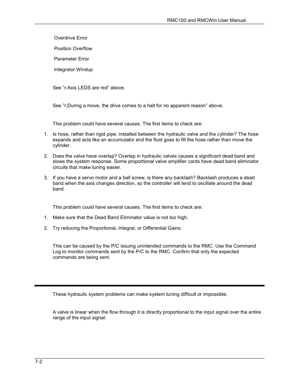 Hydraulic system problems, Hydraulic system problems -2, 4 hydraulic system problems | Delta RMC101 User Manual | Page 626 / 951