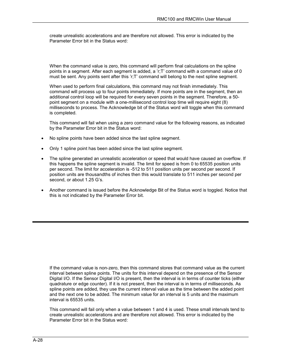 Set spline interval/end segment command, A.1.38 set spline interval/end segment command | Delta RMC101 User Manual | Page 680 / 951