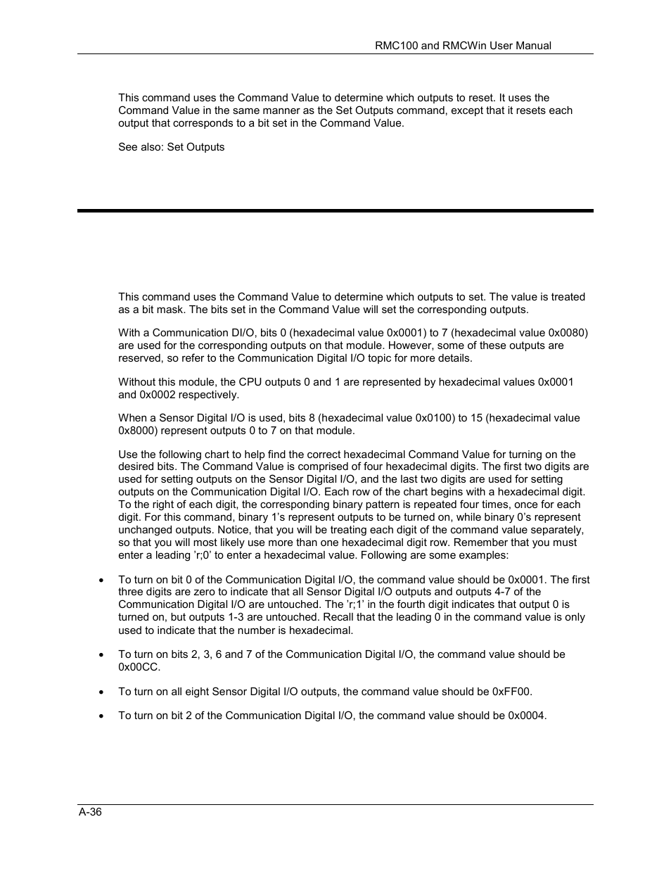 Set outputs command, A.1.51 set outputs command | Delta RMC101 User Manual | Page 688 / 951