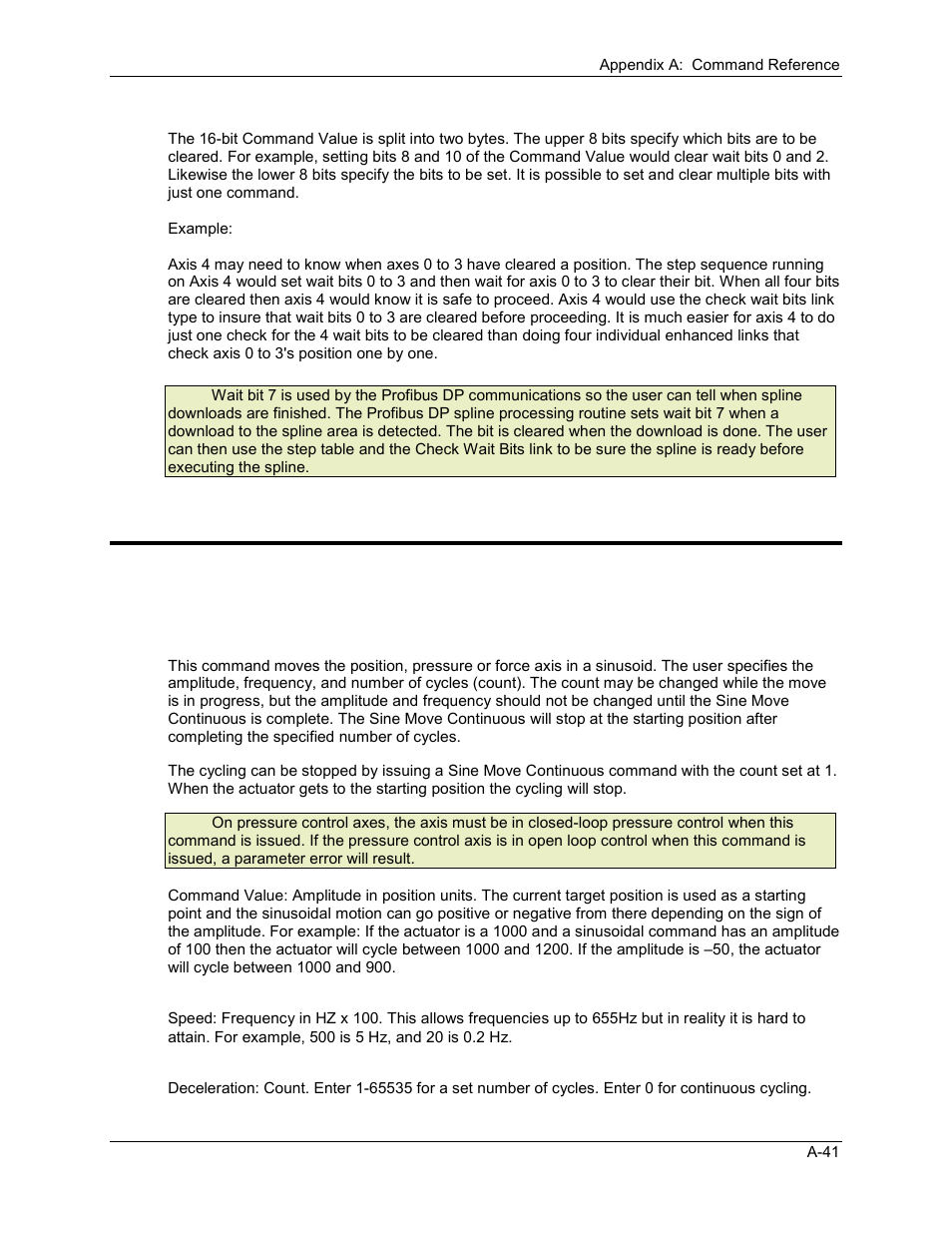 Sine move continuous command, A.1.56 sine move continuous command | Delta RMC101 User Manual | Page 693 / 951