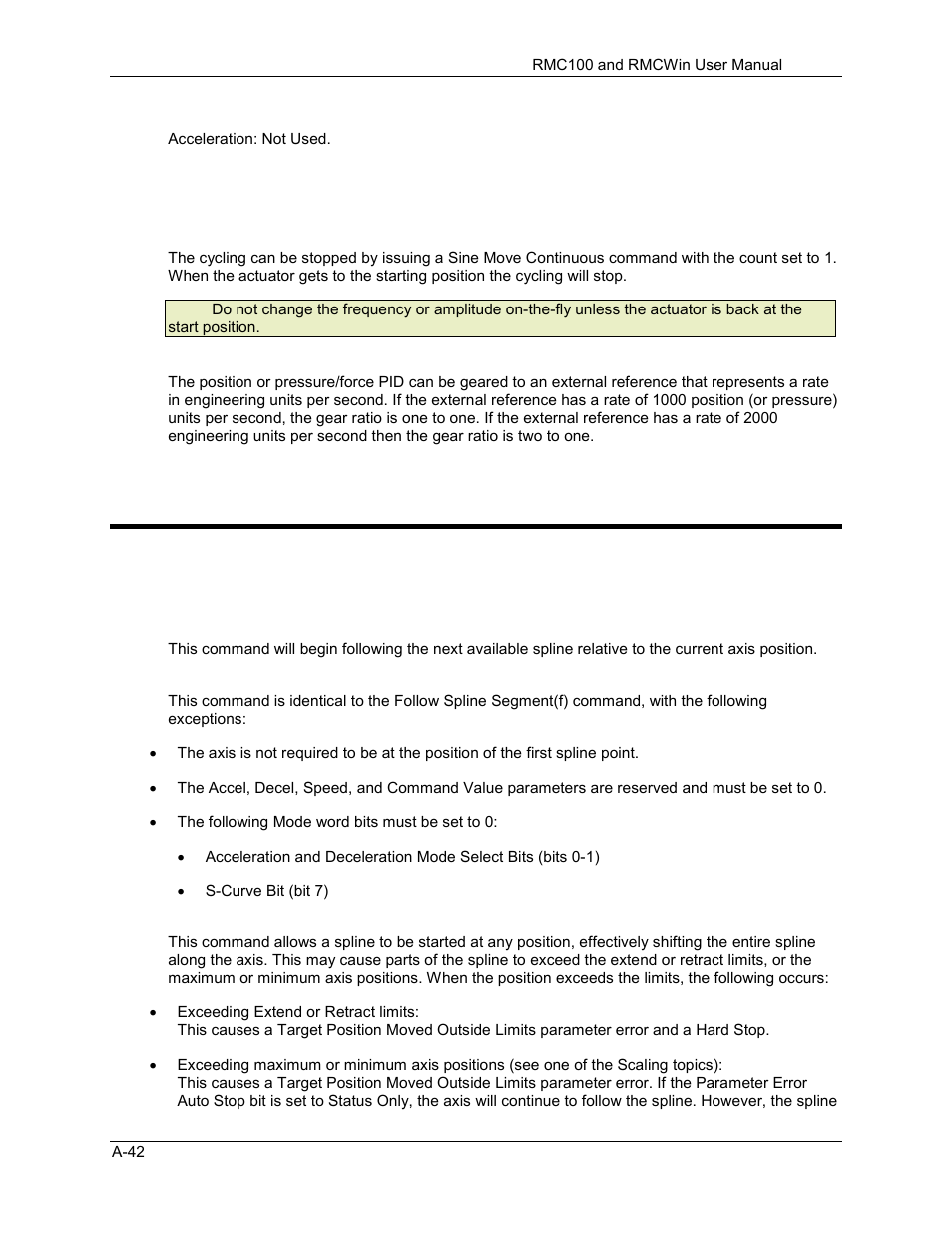 Follow spline relative command, A.1.57 follow spline relative command | Delta RMC101 User Manual | Page 694 / 951