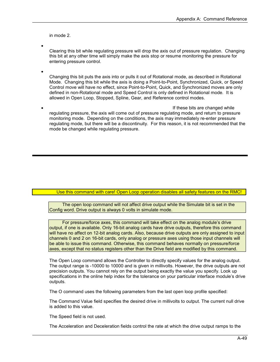 Open loop command, A.2.4 open loop command | Delta RMC101 User Manual | Page 701 / 951