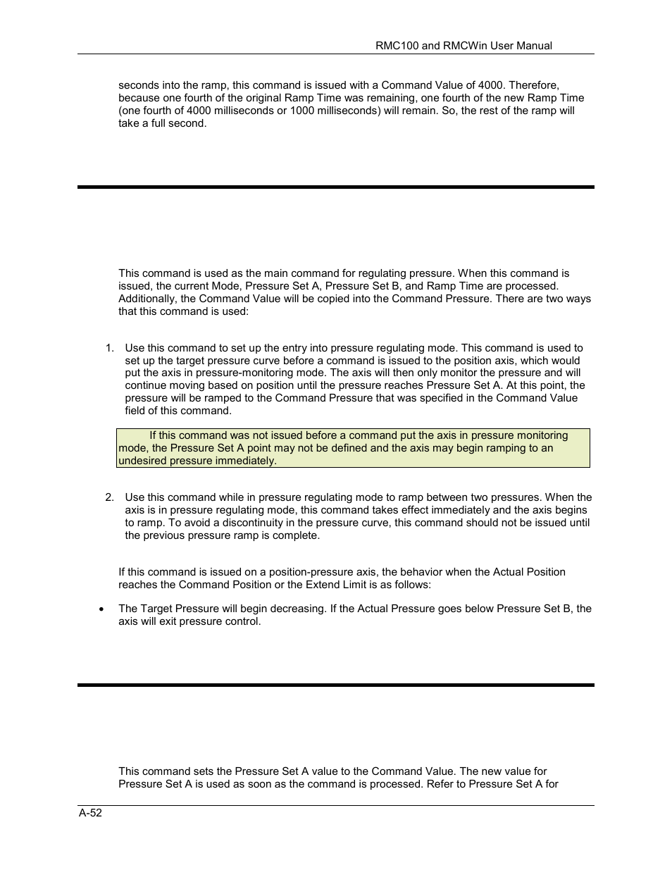 Set pressure command, Set pressure set a command, A.2.8 set pressure command | A.2.9 set pressure set a command | Delta RMC101 User Manual | Page 704 / 951