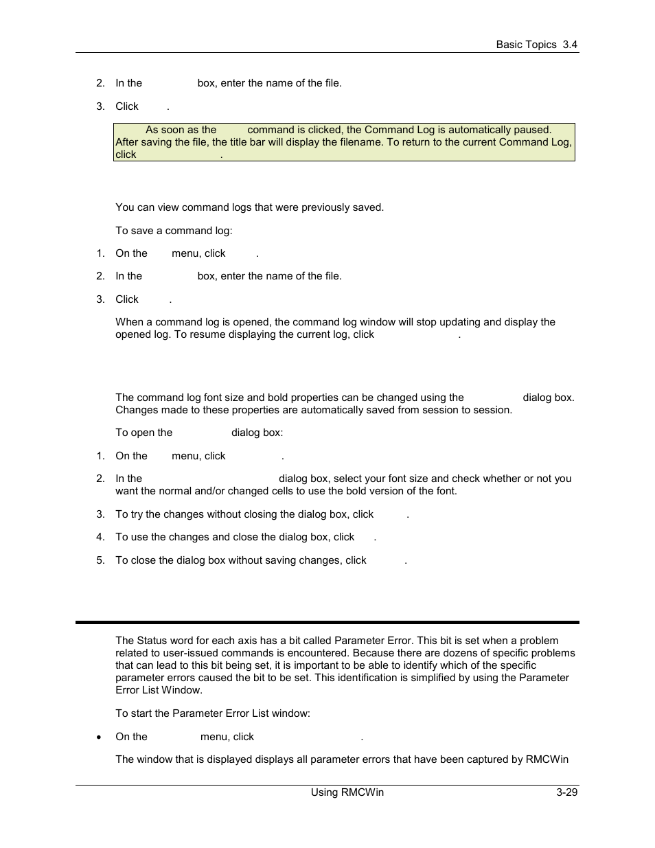 Using the parameter error list window, Using the parameter error list window -29, 10 using the parameter error list window | Delta RMC101 User Manual | Page 79 / 951