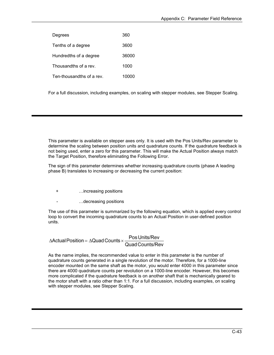 Quad cnts/rev, Max steps/msec, C.3.11 quad cnts/rev | C.3.12 max steps/msec | Delta RMC101 User Manual | Page 813 / 951