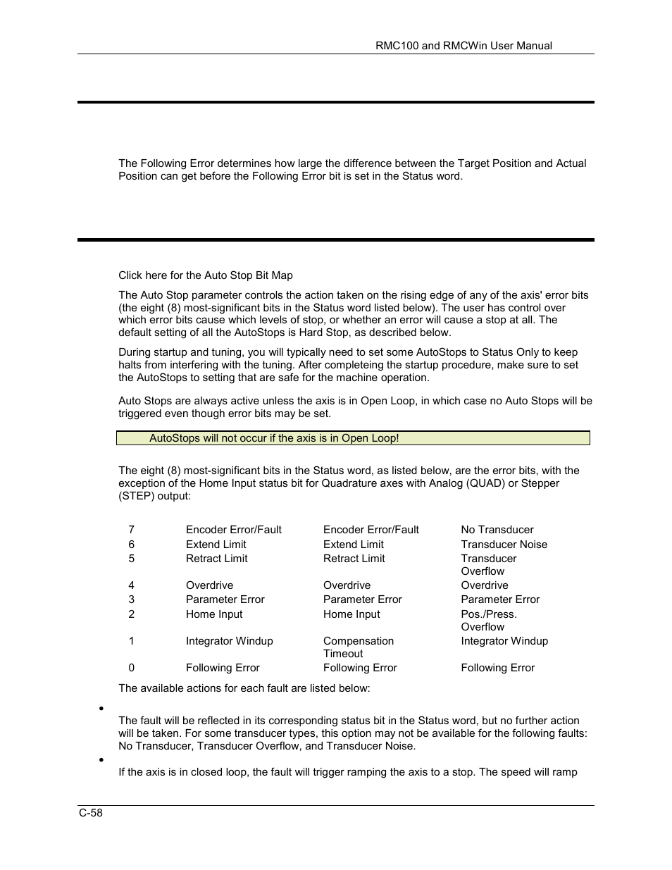 Following error, Auto stop, C.4.15 following error | C.4.16 auto stop | Delta RMC101 User Manual | Page 828 / 951