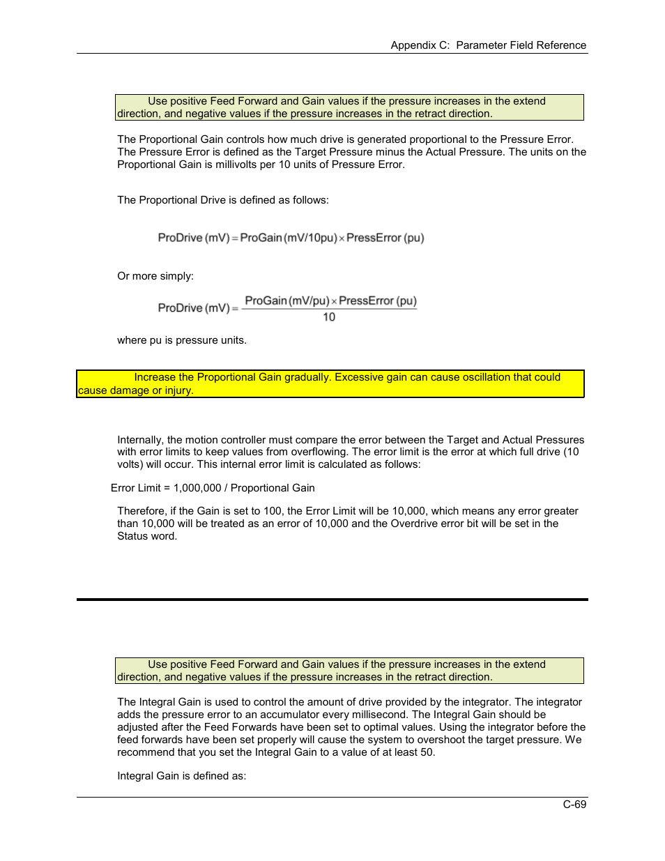 Integral gain (pressure), C.5.8 integral gain (pressure) | Delta RMC101 User Manual | Page 839 / 951