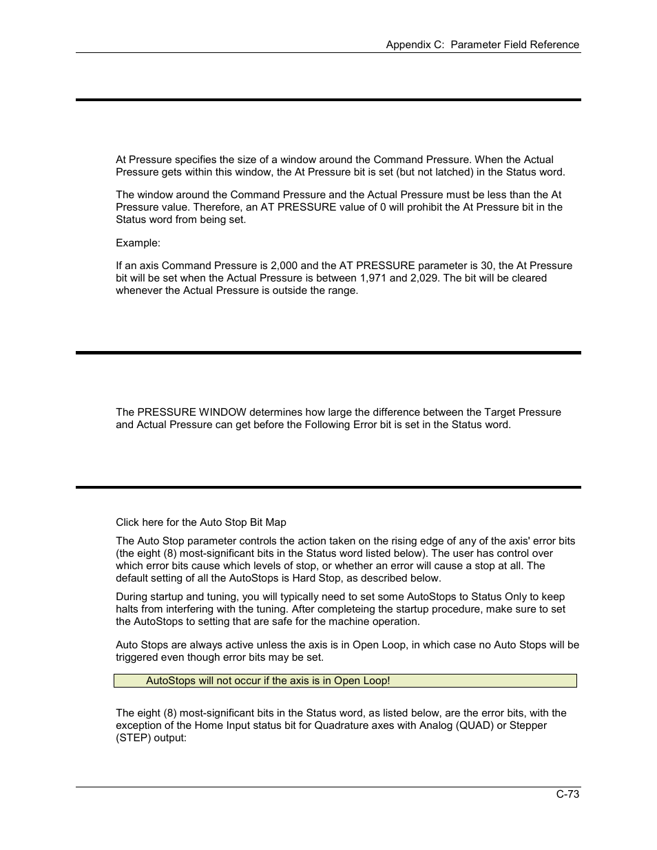 At pressure, Pressure window, Auto stop | C.5.15 at pressure, C.5.16 pressure window, C.5.17 auto stop | Delta RMC101 User Manual | Page 843 / 951