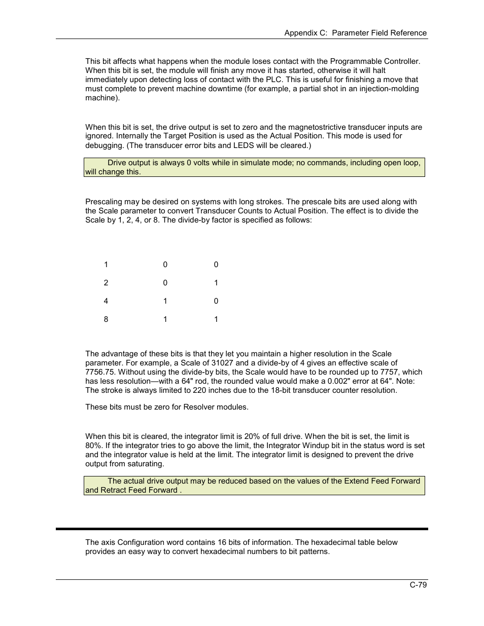 C.6.2 configuration word bit map | Delta RMC101 User Manual | Page 849 / 951